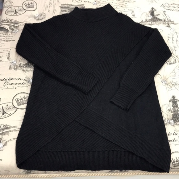 Halogen  Faux Wrap Cashmere Blend Sweater - Picture 7 of 8